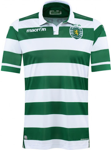 Sporting Clube de Portugal Lisbon 2015-16 Home Soccer Jersey